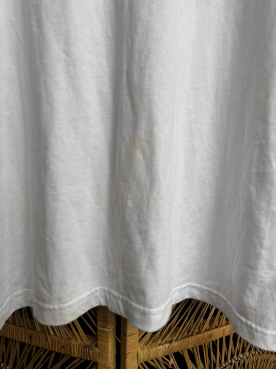 DS Vintage Emergency Exit Skull White Muscle Shirt Size X-Large