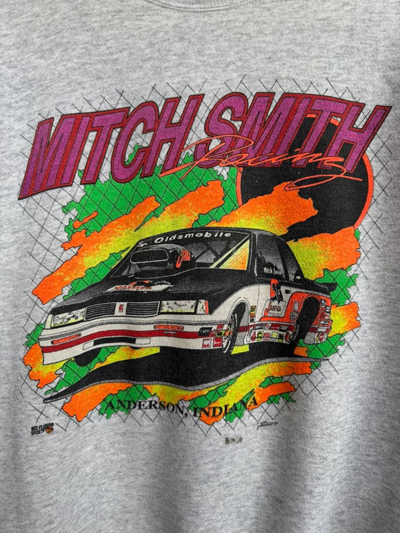 Vintage Mitch Smith Anderson, Indiana Gray Crewneck Sweatshirt Size 2XL XXL