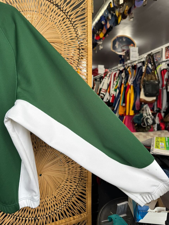Vintage Nike Team Green & White Track Jacket Size X-Large