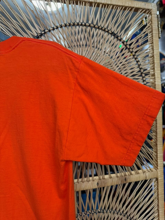 Vintage Y2K Dragon Graphic Orange T-shirt Size Medium