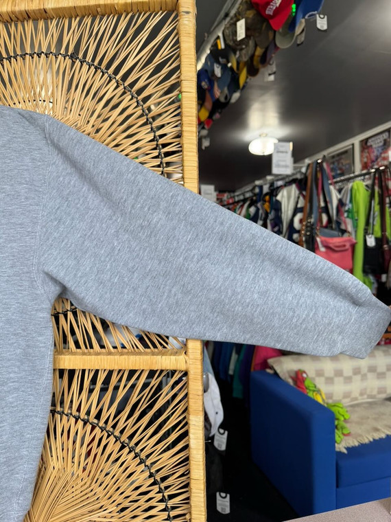 Vintage Cadre Athletic Indiana University IU Red Stitched Grey Crewneck Sweatshirt Size Medium