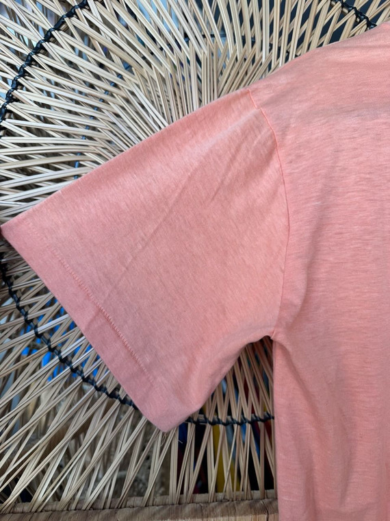 Vintage 80s 90s Forefront Las Vegas Peach T-Shirt Size Medium