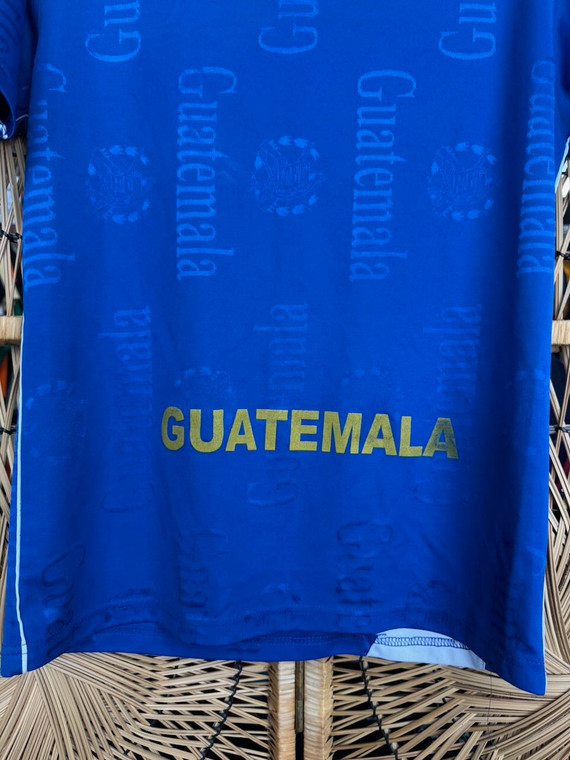 Vintage 90s Y2K Umbro Guatemala Blue Futbol Jersey Size Medium