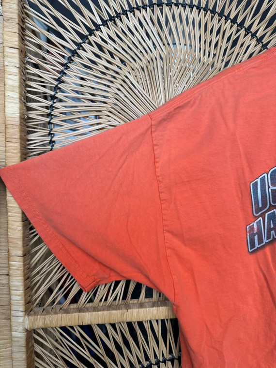 Harley Davidson Motorcycles Tallassee, TN Orange T-Shirt Size 2XL