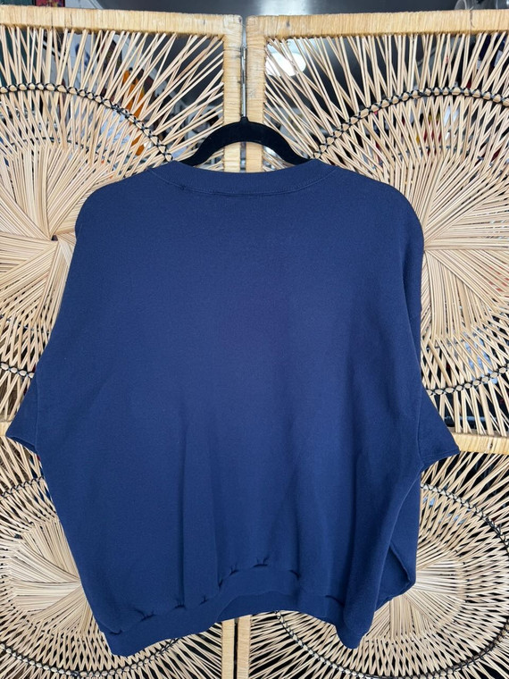 Vintage 90s 1995 NFL Dallas Cowboys Super Bowl Champions Navy Blue Crewneck Sweatshirt Size XL
