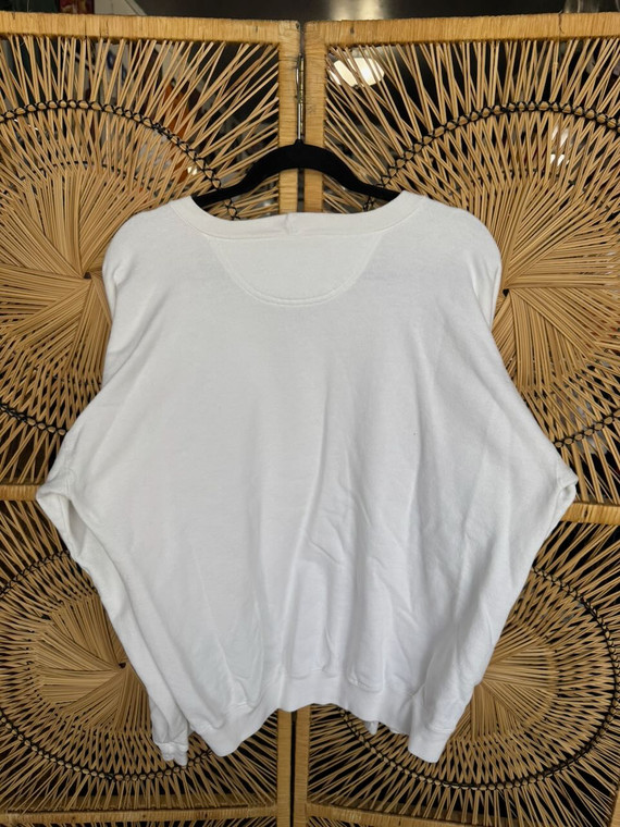 Vintage Levi Strauss White Crewneck Sweatshirt Size Large