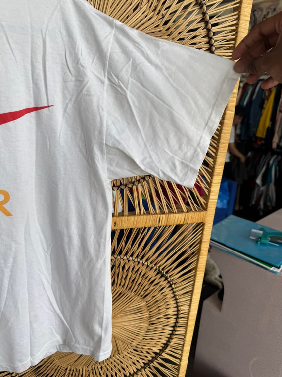 Vintage 80s Nike Air Colorful Graphic White T-Shirt Size Medium