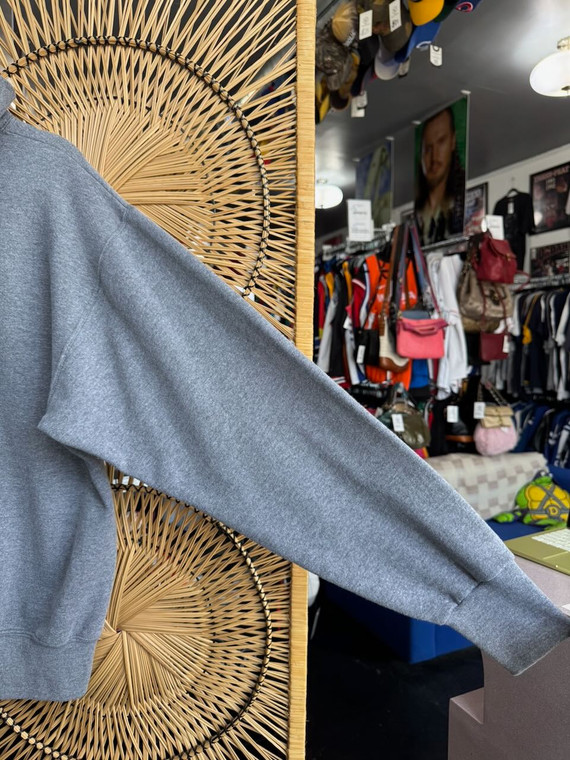 Vintage The Cotton Exchange Indiana University IU Grey Hooded Sweatshirt Size Large