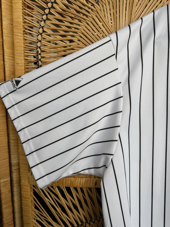 Vintage Majestic MLB White Sox Early Wynn #24 Pinstripe White Jersey Size 2XL XXL