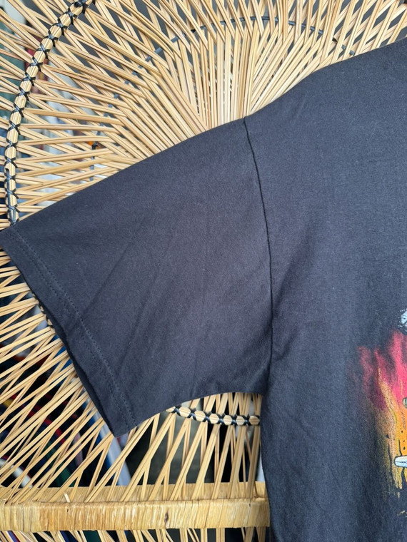 Harley Davidson Motorcycles Ghost Rider Plainfield, Indiana Black T-Shirt Size Medium