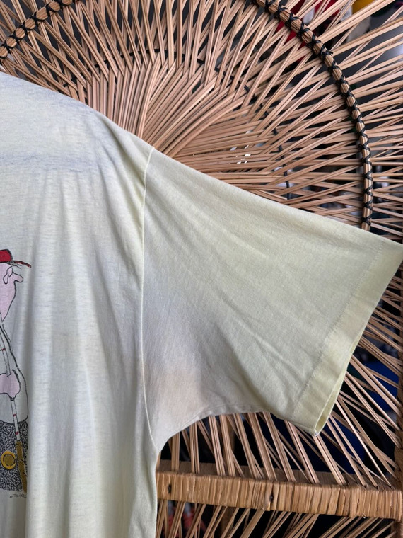 Vintage 90s Gary Larson Comic "Can You Imagine" Pappy Bo White T-Shirt Size X-Large XL