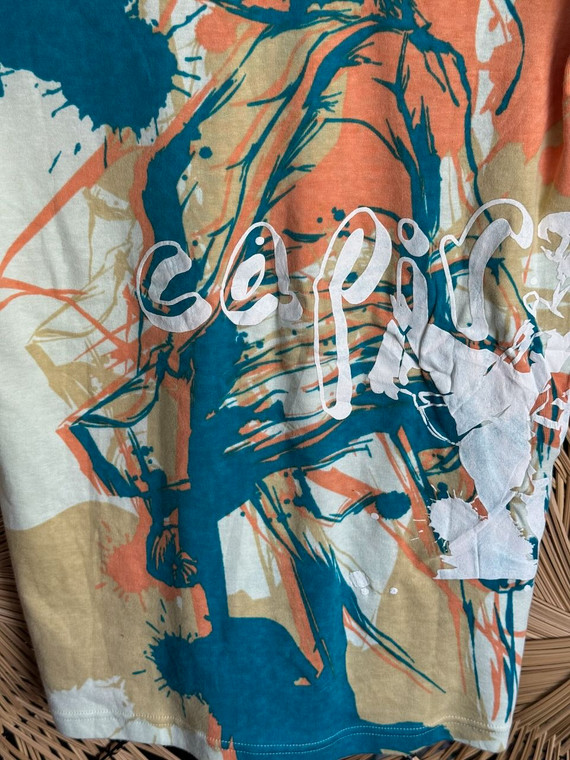 DS i Believe Capir Multi-colored Cowboy T-Shirt Size Medium