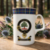 Clan Anderson Fine Bone China Mug, hand decorated with Clan Tartan, Crest & Motto
