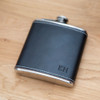 leather hip flask