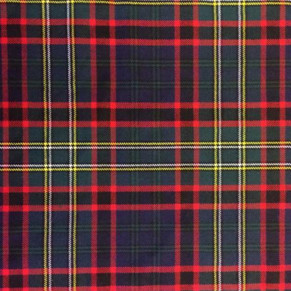 Nicolson Hunting Weathered Tartan Crest Zipper Hoodie - Circle Style