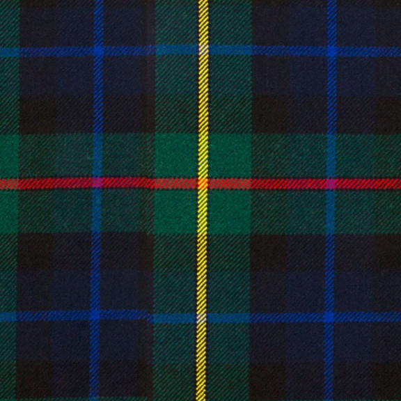 Smith Ancient Tartan Crest Polo Shirt - Thistle Black Style