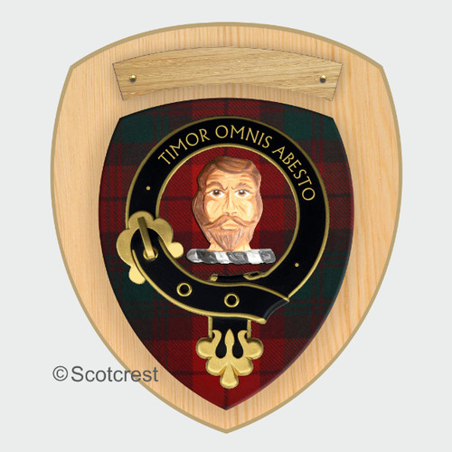 Gray Clan Crest Wall Plaque | Scottish Clan Gifts