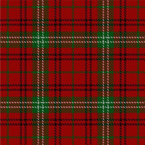 Morrison Red Ancient Tartan Crest Garden Flag - Celtic Thistle Style