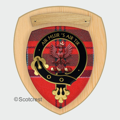 Wee Blue Coo Grußkarte 'Scottish Clans' – Personalisierbare Geburtstagskarte Mit Schottischem Design, 17,5x12,5 Cm