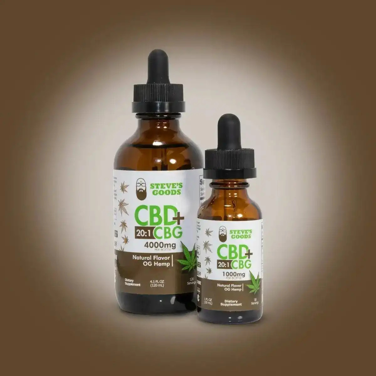 OG Hemp CBG Oil Tincture — 20:1 CBD:CBG | Steve's Goods