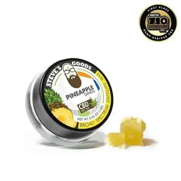 Pineapple Express CBD Wax | 500 mg CBD | Steve's Goods