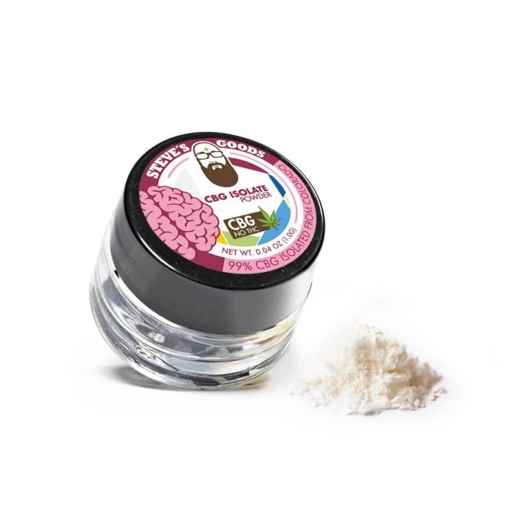 CBG Isolate — 99% Pure Cannabigerol Powder | Steve's Goods