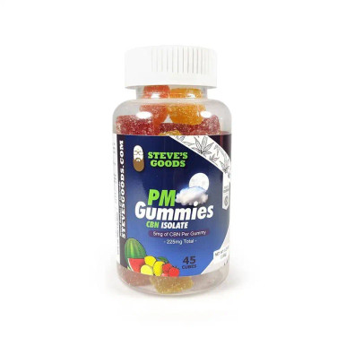 CBN Gummies — 5 mg Per Piece, 45 Count, Hand-Crafted | Steve's Goods