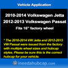 Volkswagen Jetta 2010-2014 / Passat 2012-2013 16" hubcap - Professionally Reconditioned
