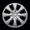 Toyota Corolla (2009-2013) Replica Hubcap, 15", Silver (single hubcap)