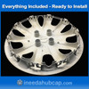 Nissan Versa 15" hubcap 2012-2019 - Professionally Reconditioned - Silver