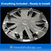 Mitsubishi Mirage 2017 Replica Hubcap - 14" Silver