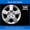 Nissan Rogue 2008-2015 Replica Hubcap - 16-inch Silver