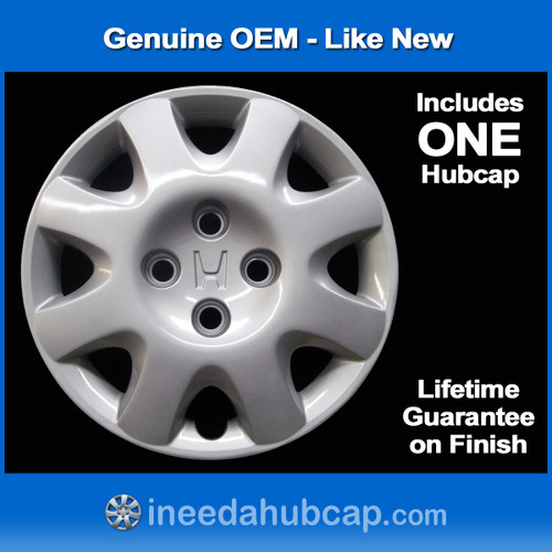 Honda Civic (1998-2000) 14" Hubcap - Professionally Reconditioned - 8 spoke