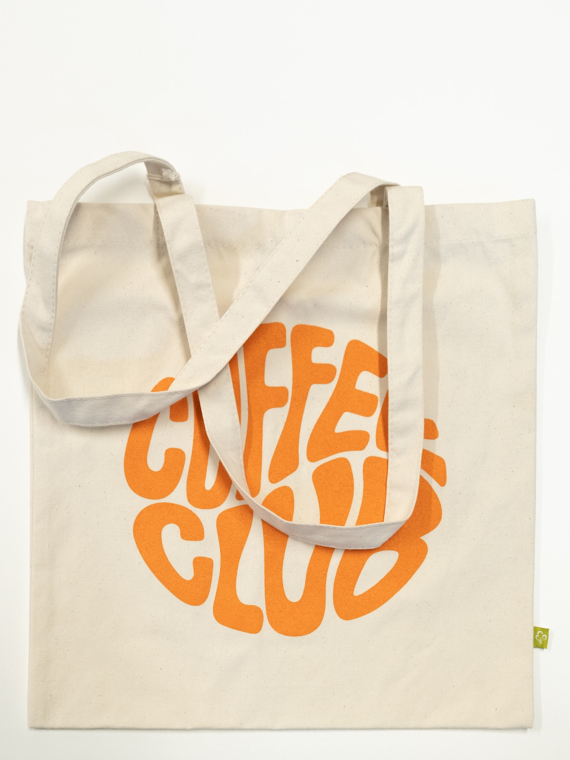Tote bag front with handles