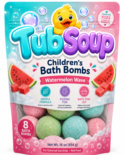 Watermelon Wave Bath Bombs