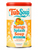 Front-facing concept mockup of TubSoup Mango Splash Soup children’s bubble bath in a soup-can-inspired 12 fl oz bottle.
