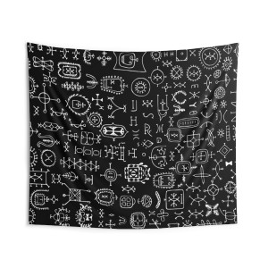 Nsibidi (I) Tapestry Nsibidi (I) Tapestry