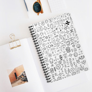 Nsibidi (II) Spiral Notebook - Ruled Line Nsibidi (II) Spiral Notebook - Ruled Line
