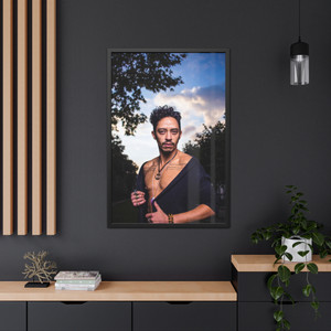 Jihan - Queer Algerian - Framed Print Jihan - Queer Algerian - Framed Print