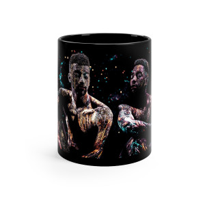 Nommo Die (Great Nommo) and Nommo Titiyane (Messenger of the Nommo) - 11oz Black Mug Nommo Die (Great Nommo) and Nommo Titiyane (Messenger of the Nommo) - 11oz Black Mug