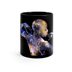 Nommo Semi, Guardian of Space - 11oz Black Mug Nommo Semi, Guardian of Space - 11oz Black Mug