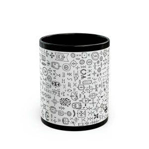 Nsibidi (II) - 11oz Black Mug Nsibidi (II) - 11oz Black Mug