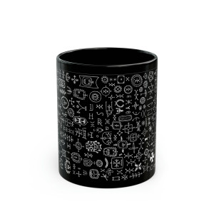 Nsibidi (I) - 11oz Black Mug Nsibidi (I) - 11oz Black Mug