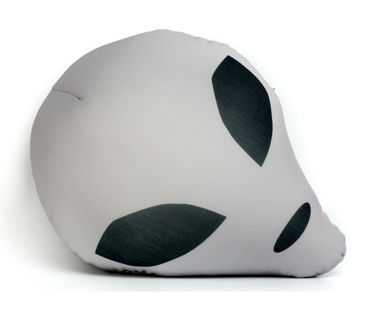 GREY ALIEN HEAD MICROBEAD PILLOW