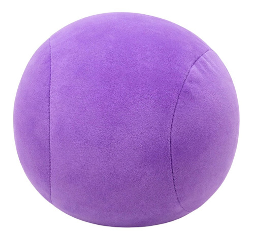 Purple Mushy Pillow plush-filled spherical pillow