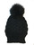 luxury Alpaca Pom Pom beanie - Black