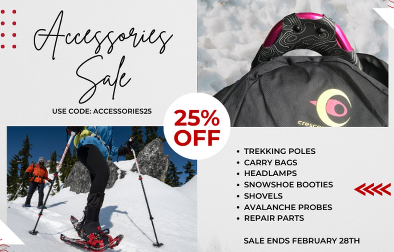 Crescent Moon's Snowshoe Accessories Sale