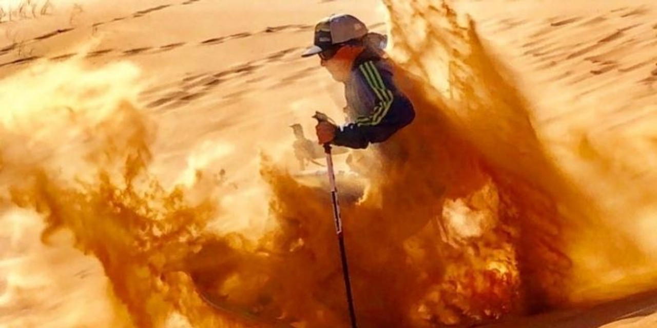 Snowshoeing in the Sand