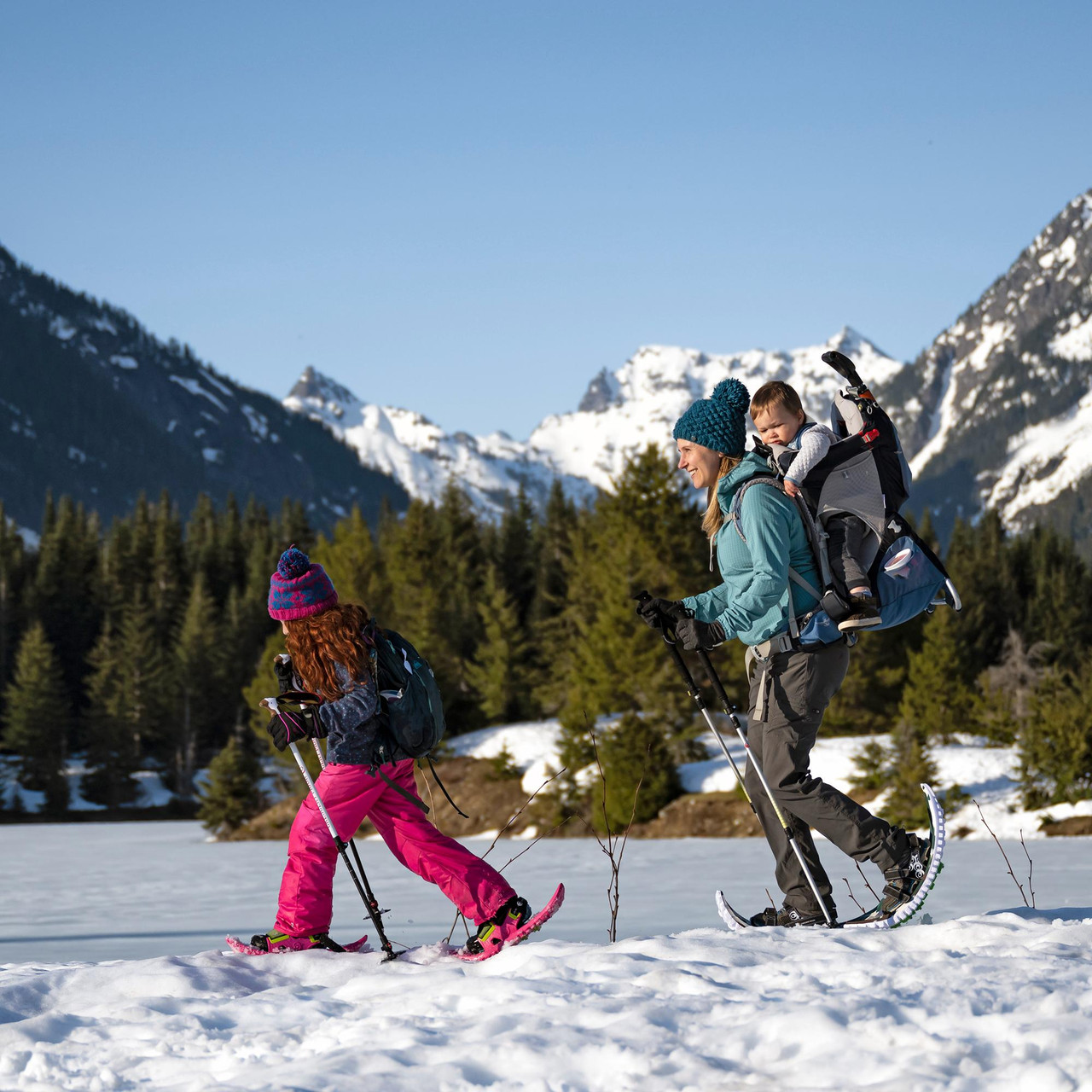 Crescent Moon Eva Foam Snowshoes Rugged, Capable Fun