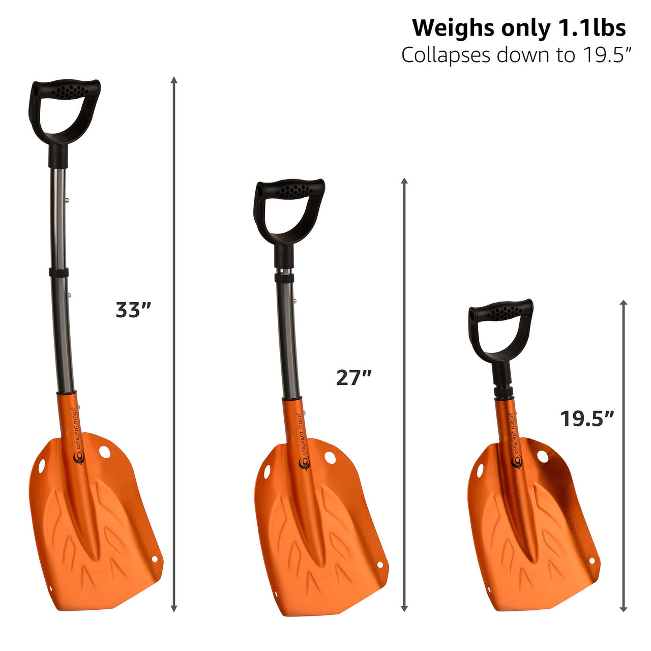 Telescoping Shovel with D-Handle